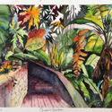 Queen's Garden, 12 x 16 inches, watercolor on paper, $230